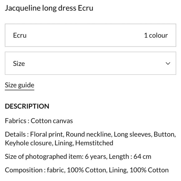 Velveteen‎ Jacqueline Floral Prairie Dress 12 - Picture 2 of 10